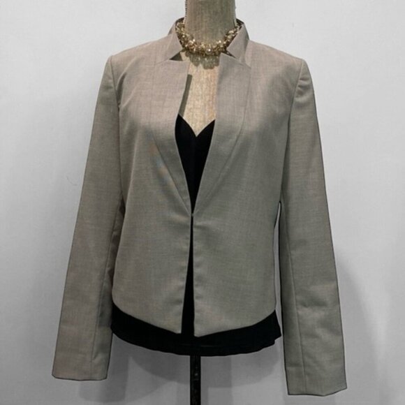 Calvin Klein Gray Classic blazer size 8 - Picture 2 of 15